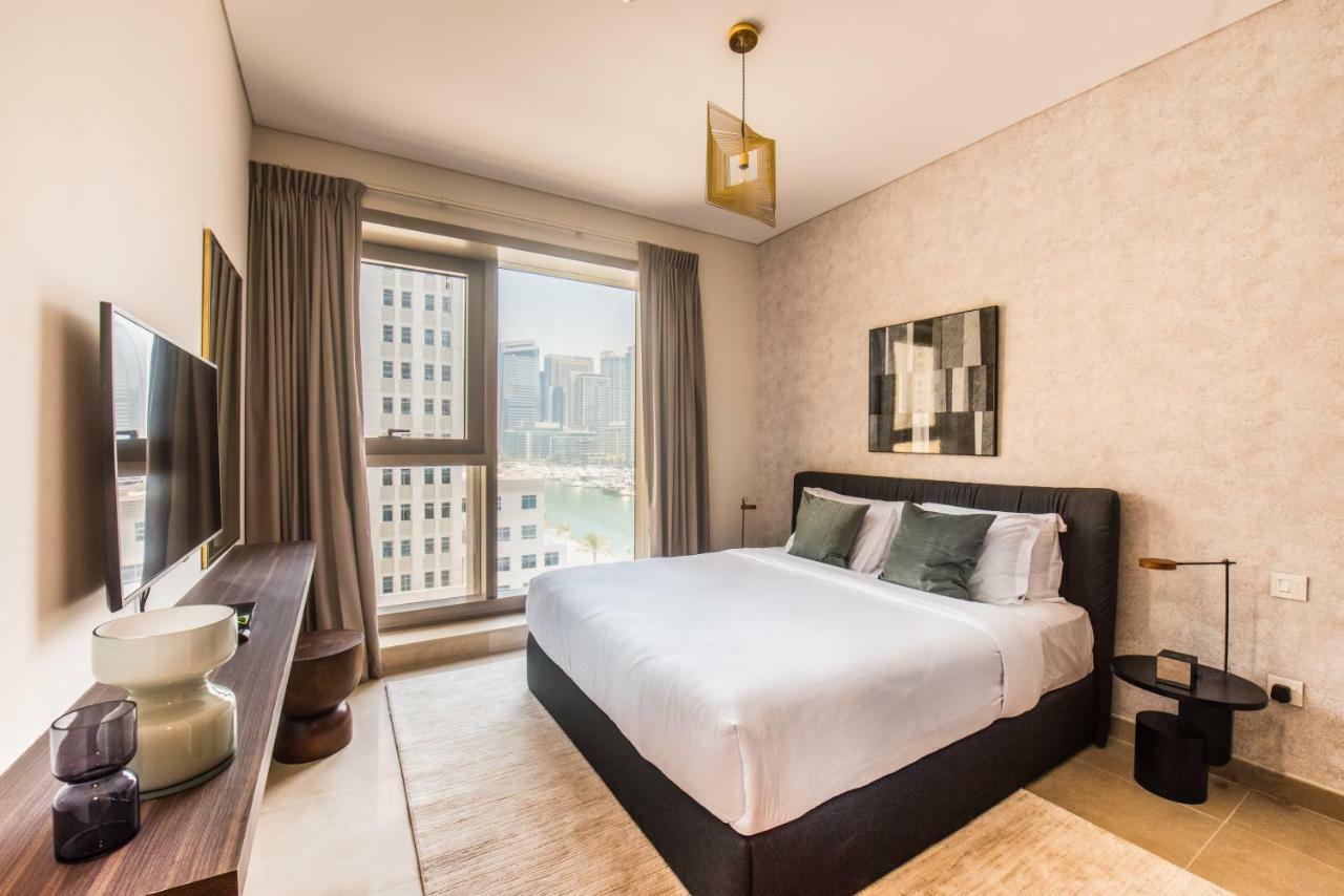 Fantastay Sparkle Tower One Bedroom Suite Marina View 迪拜 外观 照片